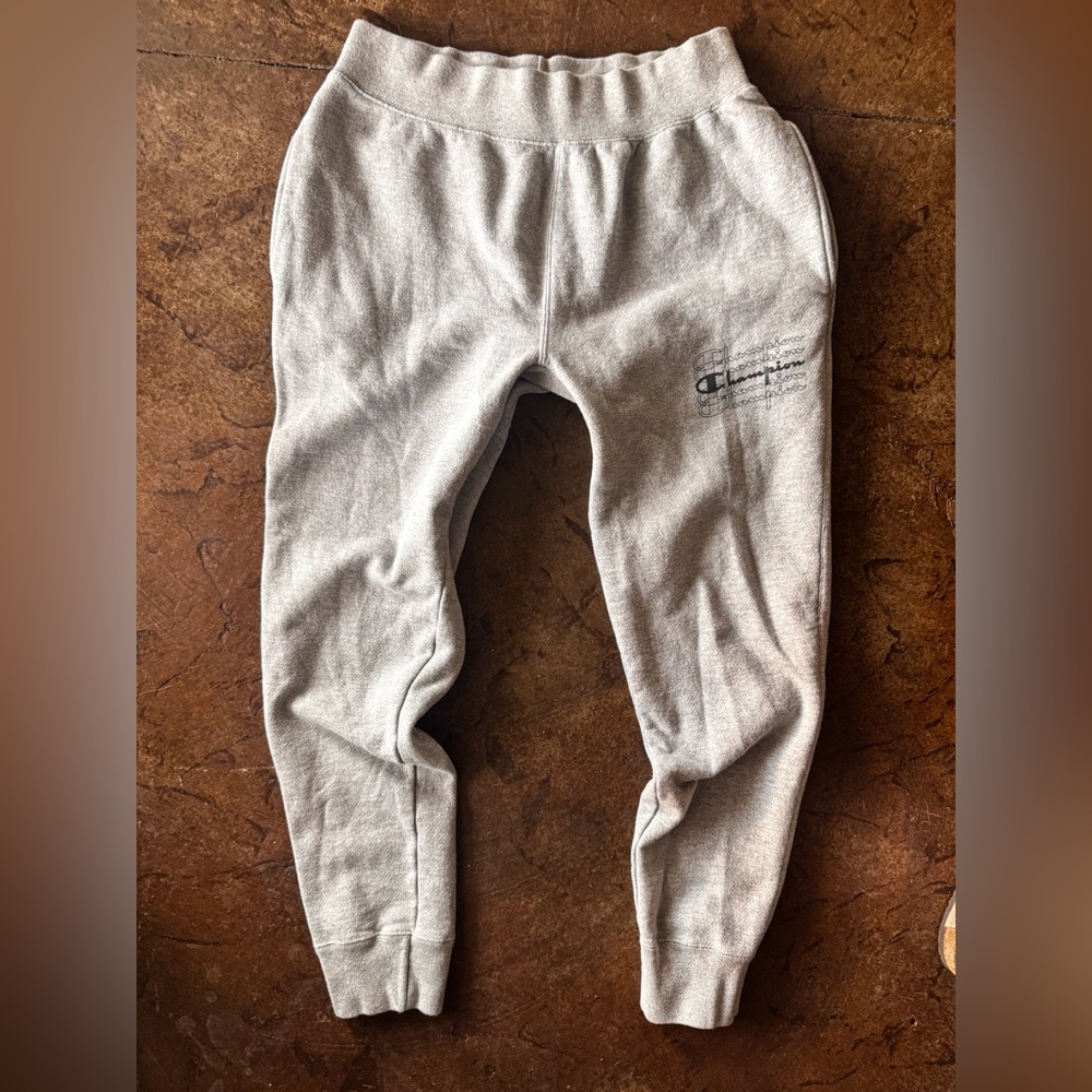 Vintage Champion Reverse Weave Gray Jogger Pants
